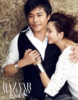 组图：陈思成佟丽娅情侣写真大秀恩爱