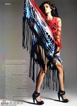 高清组图：新人模特仙妮亚-沙伊克登杂志