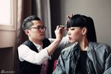 组图：吴莫愁巴黎时装周后台超短裙照曝光