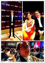 组图：陈雨黎微博与众星合照 工作敬业性格童真