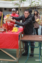 组图：麦浚龙拍打戏拼命 温超直言不会刻意扮星爷