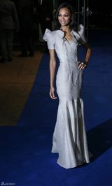 组图：《阿凡达》伦敦首映 卡梅隆夫妇携主创现身