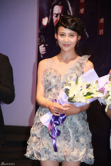 组图：《鸿门宴》各地宣传女杀手贾青亮相受关注