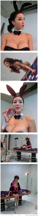 组图：嫩模李颖芝爆乳翘臀兔女郎装扮性感诱惑