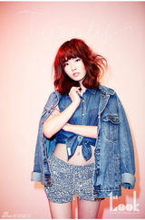 组图： 韩组合两个月成员金艺林写真秀都市范儿