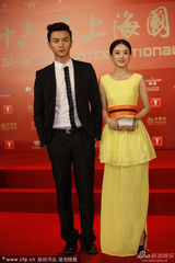 组图：陈晓【演员】赵丽颖亮相上海电影节红毯男帅女靓