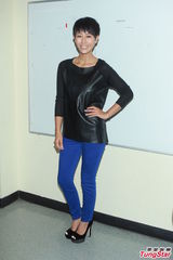 组图：钱嘉乐汤盈盈秀恩爱 人妻梁靖琪同场亮相