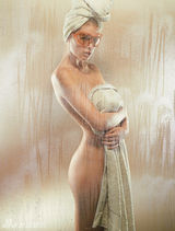 组图：荷兰超模杜晨-科洛斯登杂志封面性感优雅