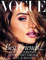 高清组图：罗茜-汉丁顿-惠特莉登《Vogue》封面