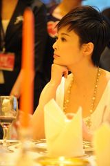 高清图：袁莉获年度慈善明星 清新淡雅显女人味