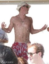 组图：哈里王子再搞泳池派对 泳装美女如云