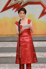 组图：群星为慈善筹款 应届港姐卖力演出吊威亚