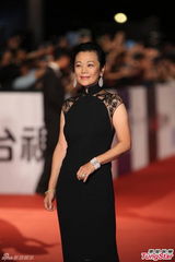 组图：张艾嘉黑色旗袍亮相红毯优雅干练