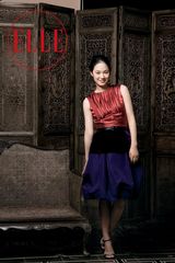 高清：《十月围城》三女星齐登ELLE封面