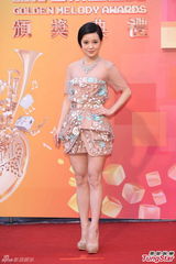 组图：郭采洁肉色透视装亮相 走下豪车险走光