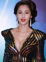 组图：王李丹妮蓝燕同台 龚玥菲着薄纱露乳贴