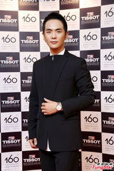 组图：“温太医”张晓龙做代言 台北展优雅形象