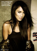 高清组图：梅根-福克斯登西班牙版《时尚》封面