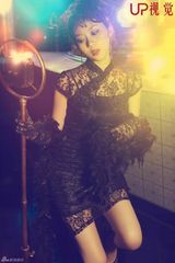 幻灯图：国民校花孙文婷拍写真 “夜上海”为爱私奔