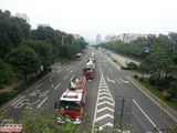 组图：刘青云古天乐封路拍片 《逃出生天》转景至广州