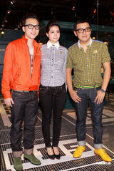 组图：陈慧琳麦浚龙等捧场新店 打扮儿子有心得