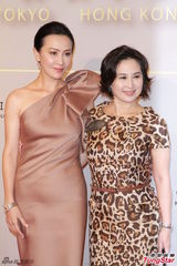 组图：刘嘉玲进军香港餐饮业 圈中友人前来捧场