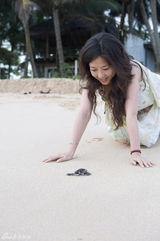 高清组图：孙萌斯里兰卡热带风情写真