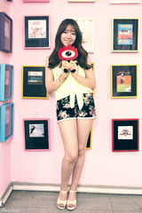 组图：韩团Dal shabet分享美腿秘诀 想当长寿团