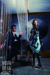 组图：陈奂仁携颖儿登杂志 演绎悬疑推理小说