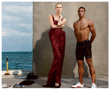 组图：美国奥运明星登杂志封面 大秀运动风